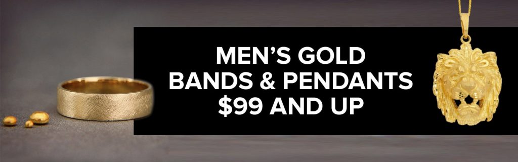 Mens Gold Bands